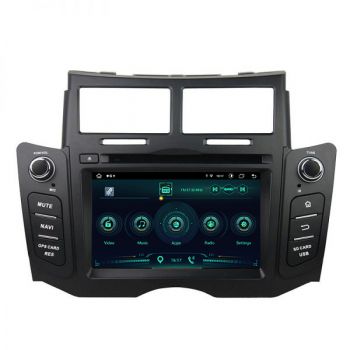 Belsee Europe Warehouse for Toyota Yaris 2005-2011 Best Aftermarket Android 10 Auto Wireless Apple CarPlay Head Unit 7 inch Touch Screen Radio Replacement GPS Navigation Audio Video Player System Multimedia Stereo Upgrade PX6 Bluetooth Wifi Sat Nav 