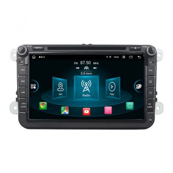 Belsee Best Aftermarket VW Android 12 Auto Wireless Apple CarPlay Head Unit Radio Replacement Stereo Upgrade for Volkswagen Polo Golf Jetta Passat CC Tiguan EOS Caddy Amarok Skoda Seat Leon 8 inch DVD Player Autoradio DSP GPS Navigation System Wifi